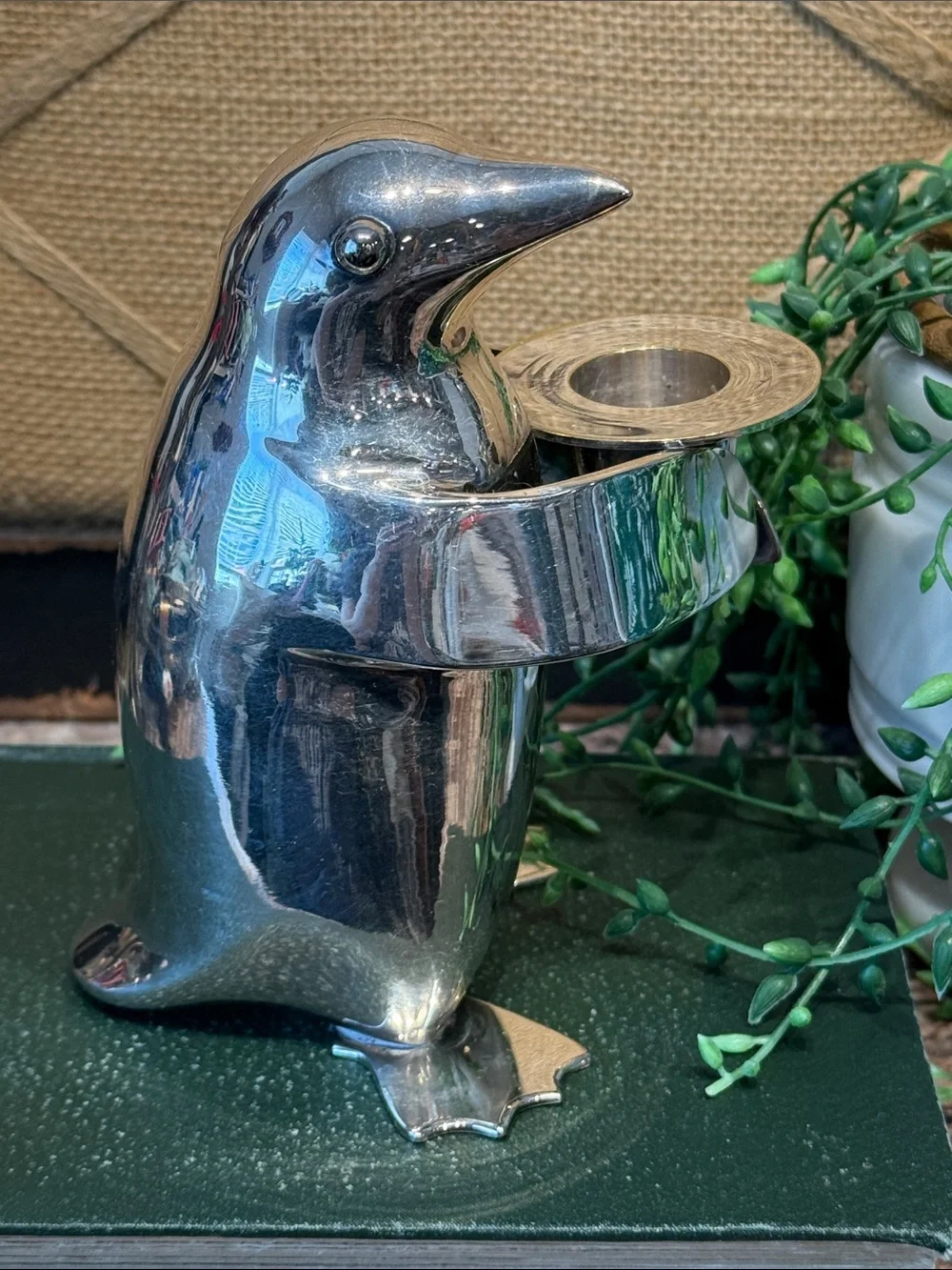 Restoration Hardware Penguin Candle Holder